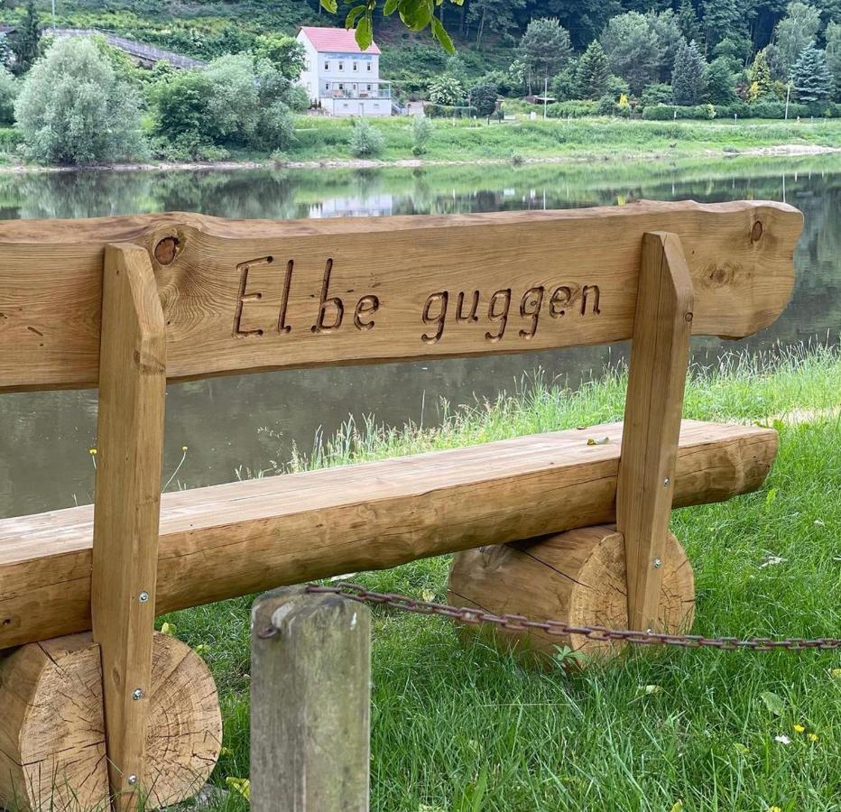 פירנה Elbpension & Ferienwohnung Saechsische Schweiz מראה חיצוני תמונה